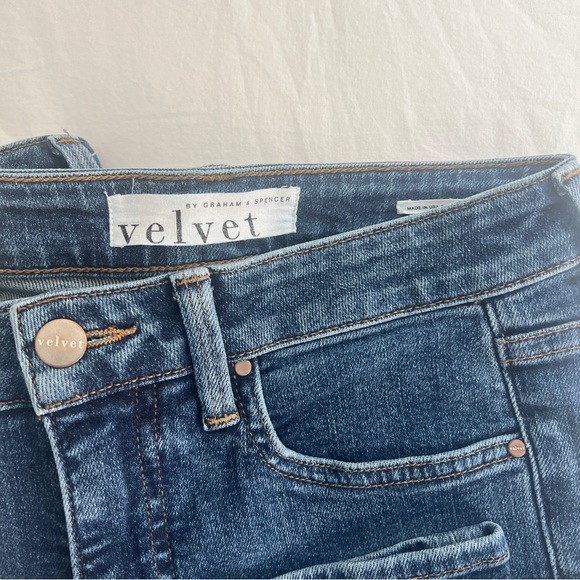 Velvet by Graham and Spencer - Victoria Hi Rise Straight Leg Jean 24 - Picture 4 of 5